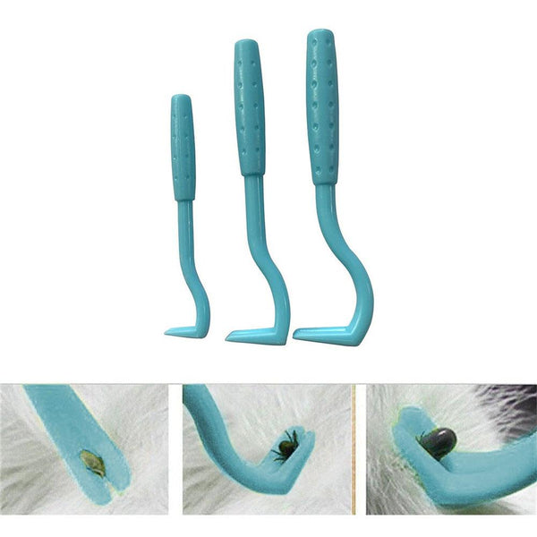 3pcs/set Plastic For Tick Twist Hook Flea Remover Hook Pet Cat Dog Accessaries Tick Remover Tick Tool Pet Supplies Accessories