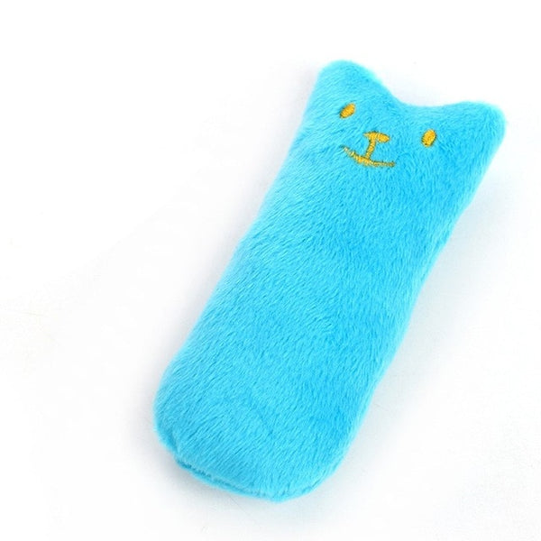 Teeth Grinding Catnip Toys Funny Interactive Plush Cat  Pet Kitten Chewing Toy  Claws  mint For Cats Gatos  scratcher Supply