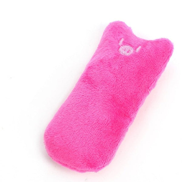 Teeth Grinding Catnip Toys Funny Interactive Plush Cat  Pet Kitten Chewing Toy  Claws  mint For Cats Gatos  scratcher Supply