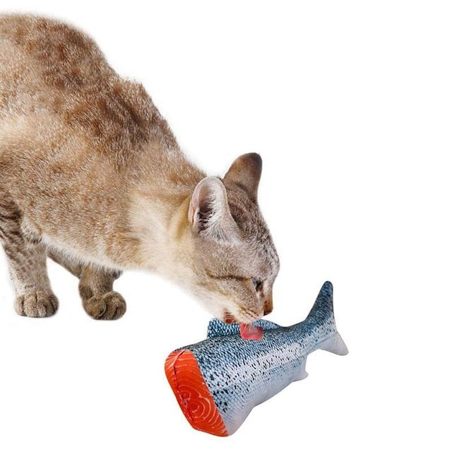 3D Fish Plush Cat Pet Toy Interactive Gifts Fish Catnip Toys Stuffed Pillow Doll Simulation Fish Playing Toy For Pet