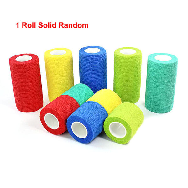 pawstrip 1 Roll Dog Bandage Medical Elastic Bandage Pet Vet Wrap Waterproof Self Adherent Accessories(1, 2, 3 or 4 Inches Width)